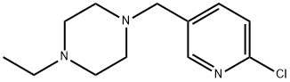 1-[(6-chloropyridin-3-yl)methyl]-4-ethylpiperazine Structure