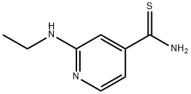 2-(乙胺基)吡啶-4-甲硫代酰胺,1016812-14-8,结构式