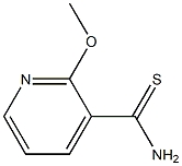 2-甲氧基吡啶-3-硫代碳酰胺, 1016837-97-0, 结构式