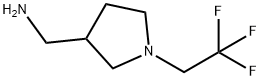 1-(2,2,2-三氟乙基)吡咯烷-3-基]甲胺 结构式