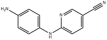 6-[(4-aminophenyl)amino]nicotinonitrile 结构式