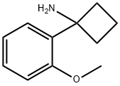 1-(2-甲氧基苯基)环丁胺 结构式