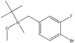 (4-bromo-3-fluoro-phenyl)methoxy-tert-butyldimethylsilane Struktur