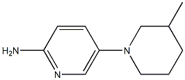 5-(3-methylpiperidin-1-yl)pyridin-2-amine Structure