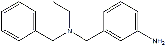 3-{[benzyl(ethyl)amino]methyl}aniline Structure