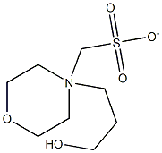 4-Morpholinepropanol, 4-methanesulfonate Struktur