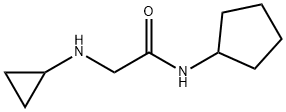 N-cyclopentyl-2-(cyclopropylamino)acetamide Struktur