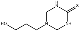 5-(3-hydroxypropyl)-1,3,5-triazinane-2-thione 结构式