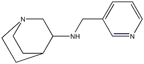 N-(pyridin-3-ylmethyl)-1-azabicyclo[2.2.2]octan-3-amine Structure