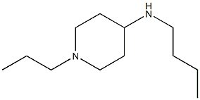 N-butyl-1-propylpiperidin-4-amine 化学構造式