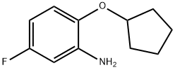 2-(cyclopentyloxy)-5-fluoroaniline Struktur