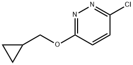 3-chloro-6-(cyclopropylmethoxy)pyridazine Structure