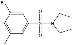 1-(3-Bromo-5-methylphenylsulfonyl)pyrrolidine|