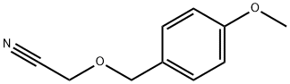 2-[(4-methoxyphenyl)methoxy]acetonitrile Structure