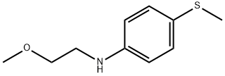 N-(2-methoxyethyl)-4-(methylsulfanyl)aniline Structure