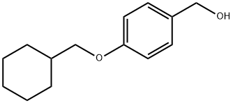 [4-(cyclohexylmethoxy)phenyl]methanol 化学構造式