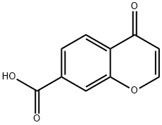 4H-1-Benzopyran-7-carboxylic acid, 4-oxo- Struktur