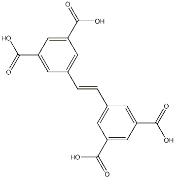 5,5'-(ethene-1,2-diyl)diisophthalic acid Struktur