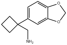 1-(1,3-Benzodioxol-5-ylmethyl)cyclobutanamine
|1-(1,3-苯并二噁茂-5-基)环丁烷甲胺