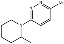3-Bromo-6-(2-methylpiperidino)pyridazine Struktur
