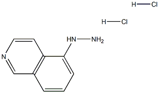 5-hydrazinylisoquinoline dihydrochloride 化学構造式