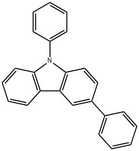 9H-Carbazole, 3,9-diphenyl- Structure