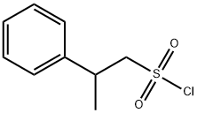 2-phenylpropane-1-sulfonyl chloride 化学構造式