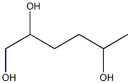 1,2,5-hexanetriol Structure