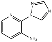 2-(1H-1,2,4-三唑-1-基)吡啶-3-胺 结构式