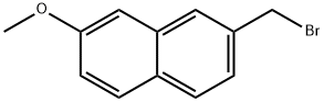 2-(Bromomethyl)-7-methoxynaphthalene Struktur
