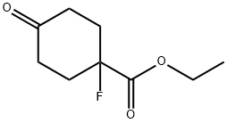 ethyl 1-fluoro-4-oxocyclohexane-1-carboxylate Struktur