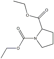 diethyl pyrrolidin-1,2-dicarboxylate 化学構造式