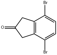 4,7-Dibromo-indan-2-one Struktur