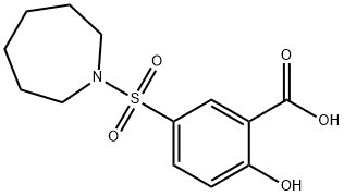 5-(azepane-1-sulfonyl)-2-hydroxybenzoic acid 结构式