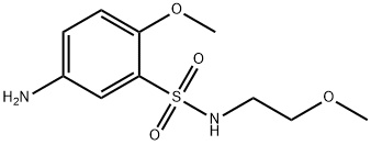 5-amino-2-methoxy-N-(2-methoxyethyl)benzene-1-sulfonamide Structure