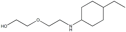 2-{2-[(4-ethylcyclohexyl)amino]ethoxy}ethan-1-ol Struktur