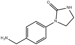 1-[4-(aminomethyl)phenyl]imidazolidin-2-one 化学構造式