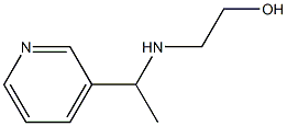 2-{[1-(pyridin-3-yl)ethyl]amino}ethan-1-ol 化学構造式