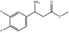 methyl 3-amino-3-(3,4-difluorophenyl)propanoate Structure
