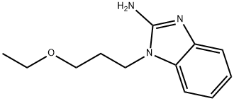1-(3-乙氧基丙基)-1H-1,3-苯并二唑-2-胺, 1038373-35-1, 结构式