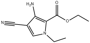 3-氨基-4-氰基-1-乙基-1H-吡咯-2-羧酸乙酯, 1038697-86-7, 结构式