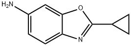 2-cyclopropyl-1,3-benzoxazol-6-amine, 1039335-05-1, 结构式