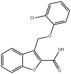 3-(2-chlorophenoxymethyl)-1-benzofuran-2-carboxylic acid|3-[(2-氯苯氧基)甲基]-1-苯并呋喃-2-羧酸