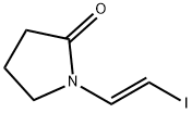 1-(2-iodoethenyl)pyrrolidin-2-one 化学構造式