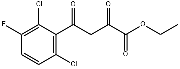 ethyl 4-(2,6-dichloro-3-fluorophenyl)-2,4-dioxobutanoate Structure