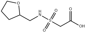 2-[(oxolan-2-ylmethyl)sulfamoyl]acetic acid Structure