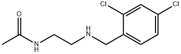 N-(2-{[(2,4-dichlorophenyl)methyl]amino}ethyl)acetamide Structure