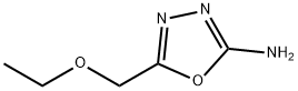 5-(ethoxymethyl)-1,3,4-oxadiazol-2-amine 化学構造式