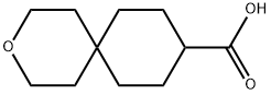 3-oxaspiro[5.5]undecane-9-carboxylic acid Struktur