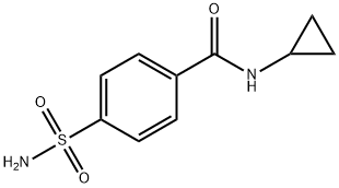 N-环丙基-4-氨磺酰苯甲酰胺,1044135-16-1,结构式